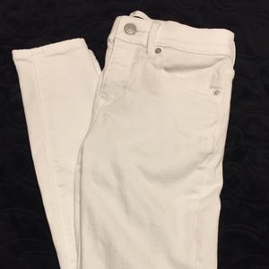 White Express Jean Leggings